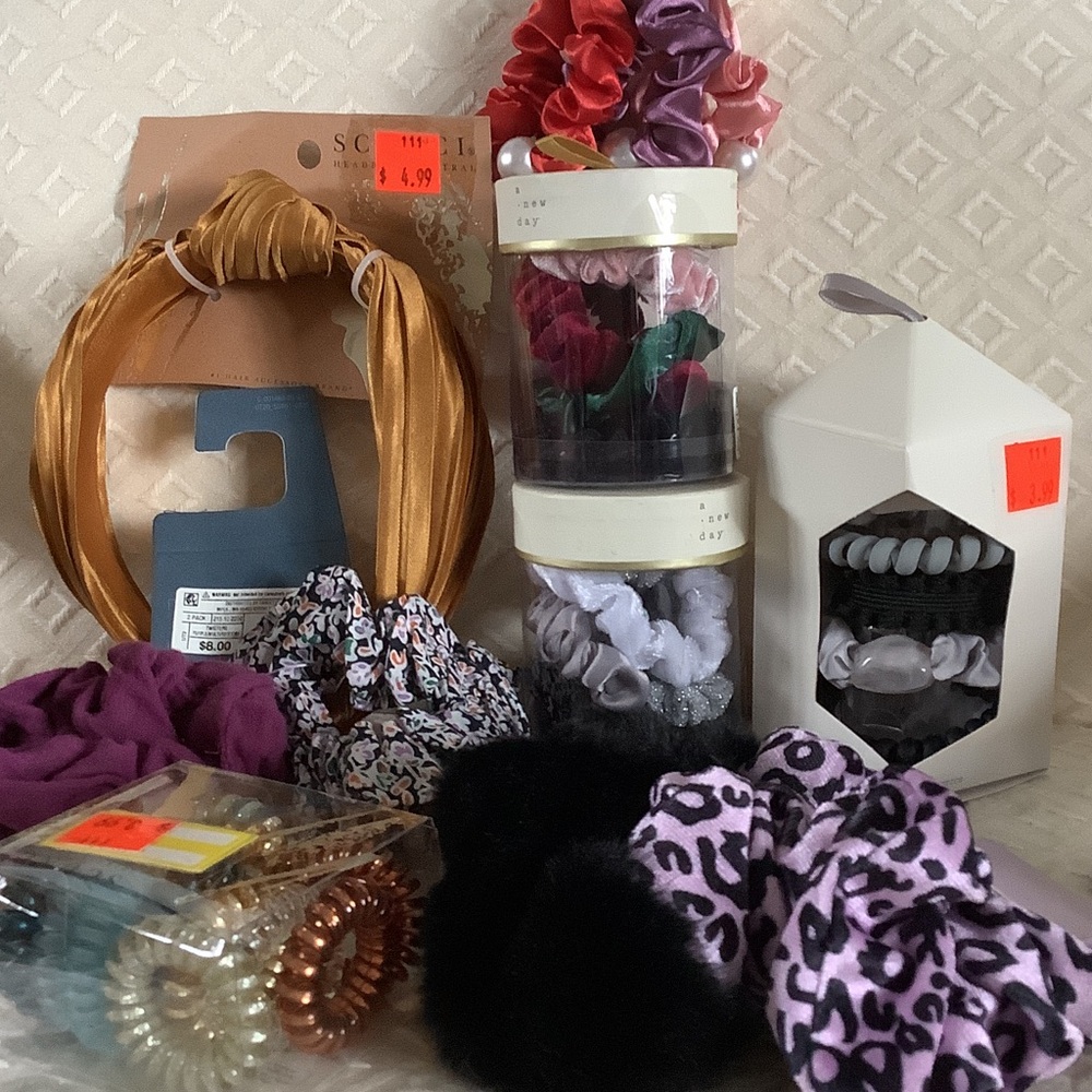 NWT Bundle of Beautiful Hair Accessories in Different Colors, Types, and Styles